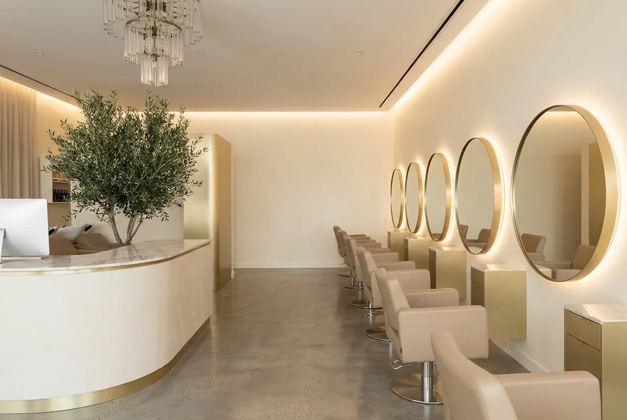 The interior of Zelora salon